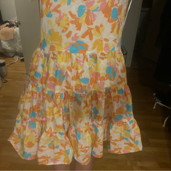 Floral halter mini dress- so cute and fun - Picture 6 of 8